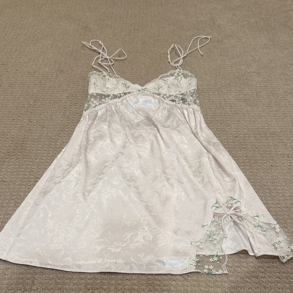 For Love And Lemons Dresses & Skirts - For Love And Lemons Cream Lace Mini Dress